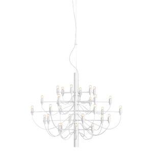 2097 / 30 Lysekrone Mat Hvid LED - Flos