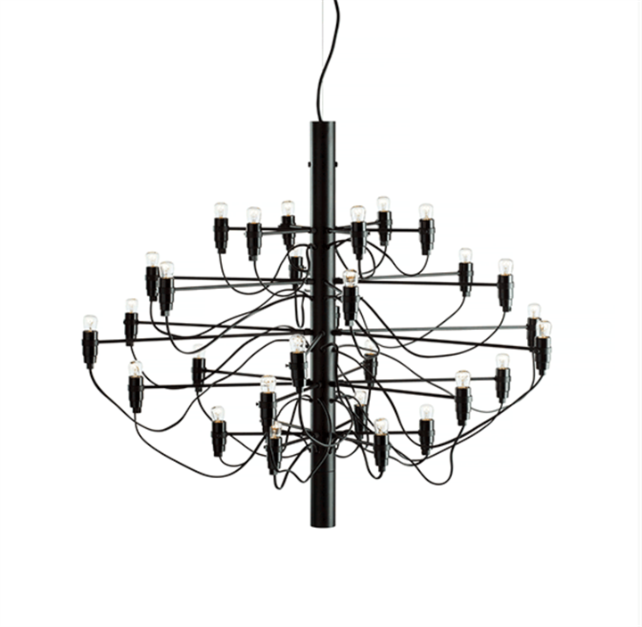 2097/30 lysekrone LED, sort