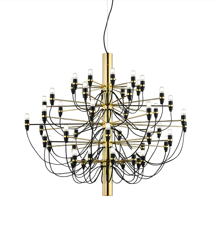 2097/50 lysekrone LED, messing