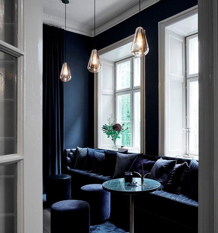 Anoli 1 pendel medium, nordic guld/guld