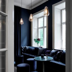 Anoli 1 pendel medium, nordic guld/guld