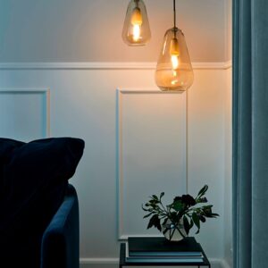 Anoli 1 pendel small, nordic guld/guld