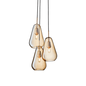 Anoli 3 pendel, nordic guld/guld