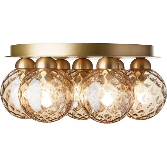 Apiales 7 Loftlampe Børstet Messing/Guld