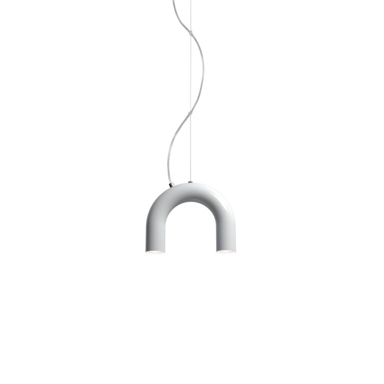 Arch Single Pendel Hvid