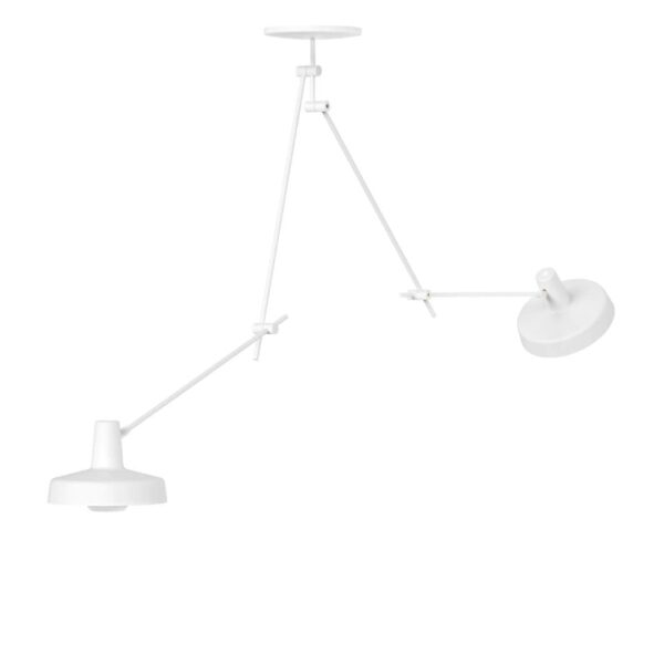 Arigato Loftlampe Dobbelt Lang Hvid - Grupa Products