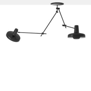 Arigato Loftlampe Dobbelt Sort - Grupa Products