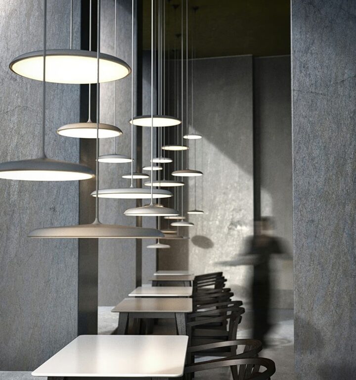 Artist 40 pendel LED, grå