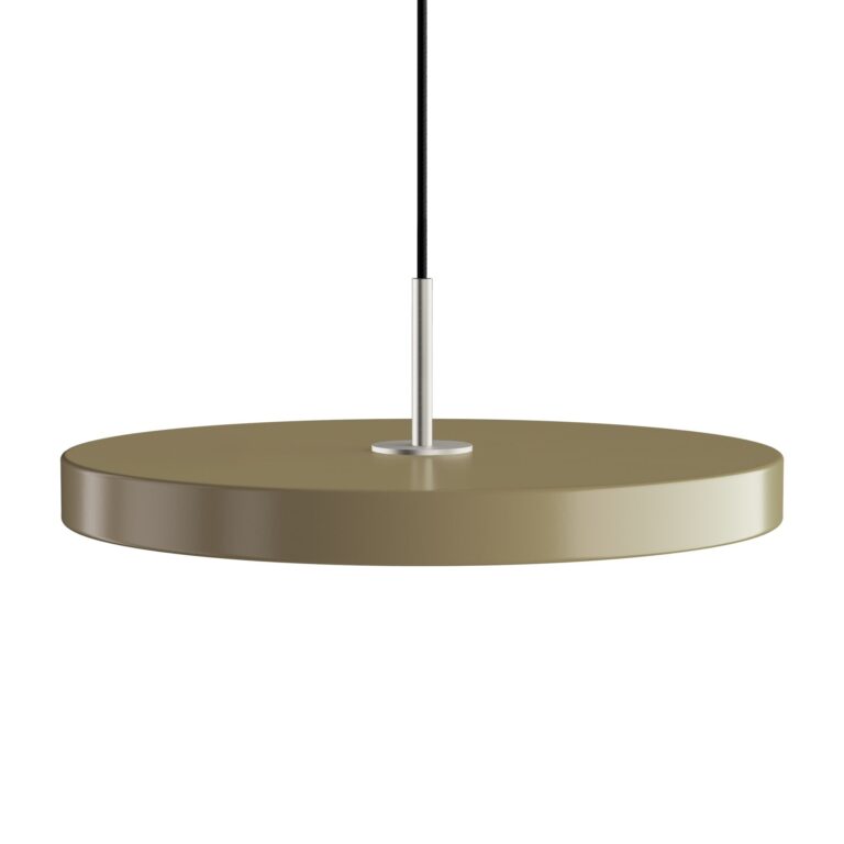 Asteria Pendel Medium Taupe Med Stål Top