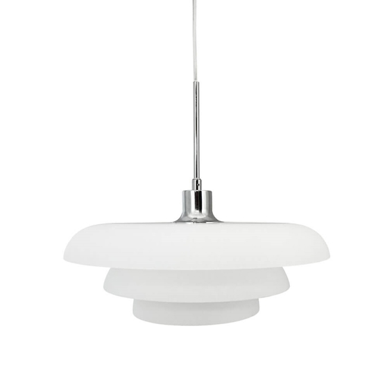 Ava pendel D40, opal/krom
