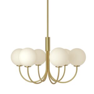 Ballon Lysekrone 6 Messing - Herstal