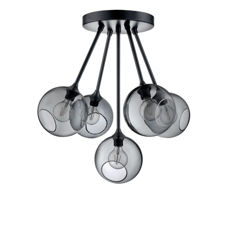 Ballroom Molecule Loftlampe Smoke/Sort