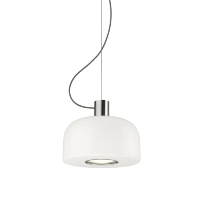 Bellhop Glass S1 Pendel Bright Aluminium - Flos