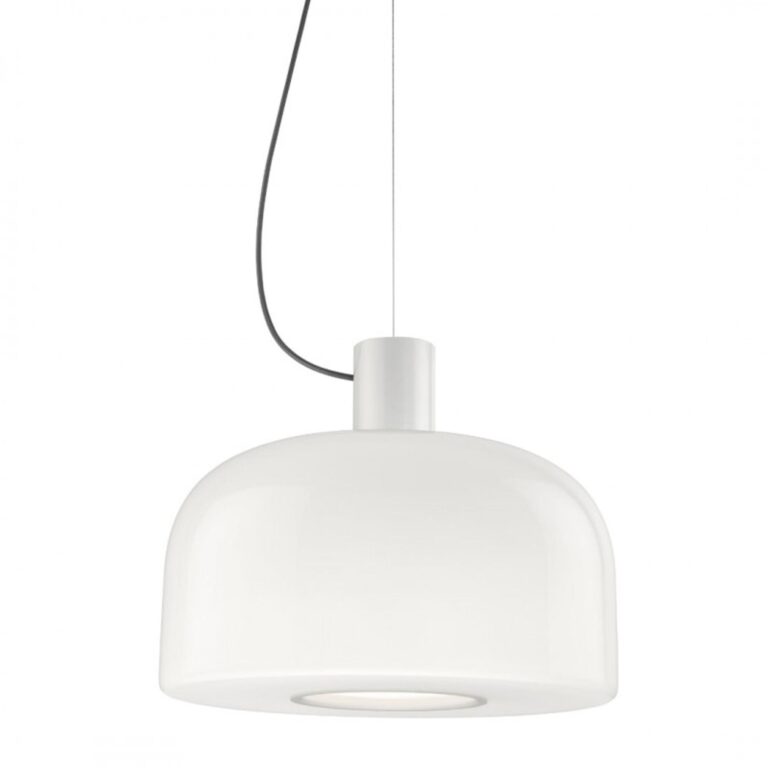 Bellhop S2 Pendel Hvid/Glas