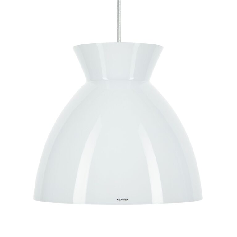 Bikube 290P Pendel Opal med Hvid Ledning