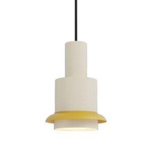 Chaumont pendel 190, hvid/gul