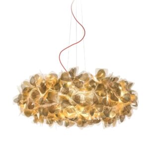 Clizia Pendel Large Mama Non Mama Guld Transparent Wire - SLAMP