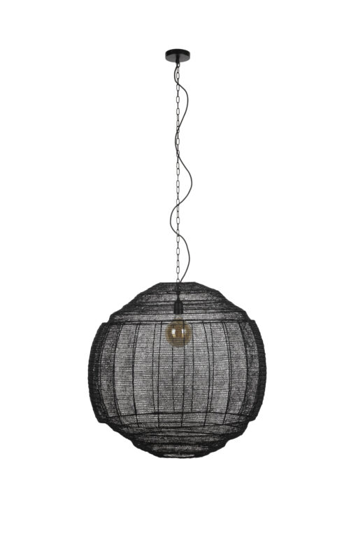 DUTCHBONE Meezan loftlampe, XL - sort jern