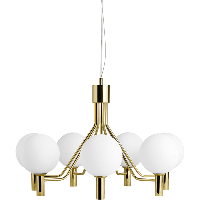 Decotique Celeste Lysekrone 70 cm Messing/Opal