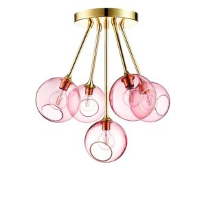 Design by Us Ballroom Molecule Loftlampe Rose/Guld