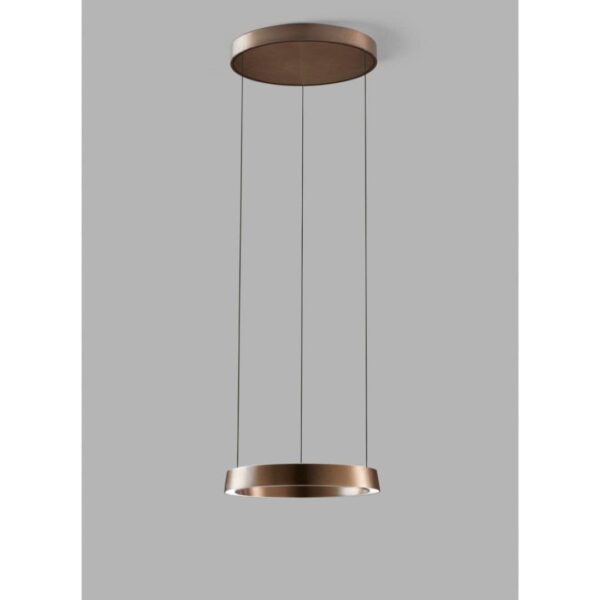 Edge Round Ø400 Pendel Rose Gold - LIGHT-POINT