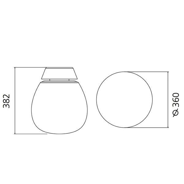 Empatia Loftlampe Hvid