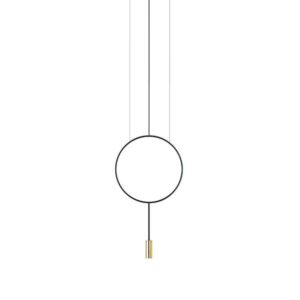Estiluz Revolta Pendel Lille Sort & Guld
