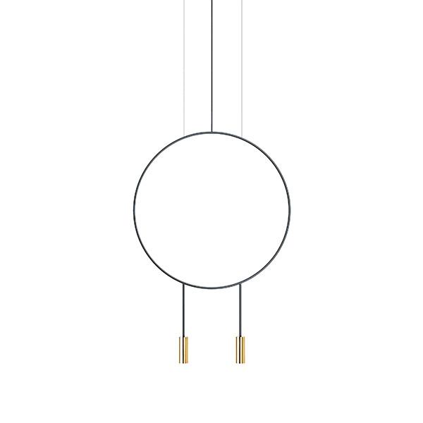 Estiluz Revolta Pendel Stor Sort & Guld