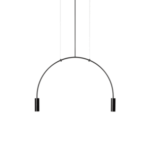 Estiluz Volta Pendel Sort 2 Lyskilder