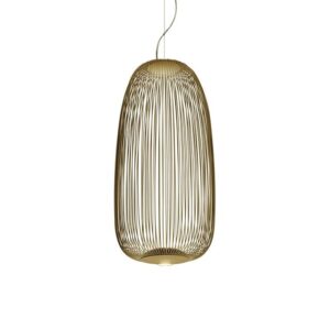 Foscarini Spokes 1 Pendel med LED Guld