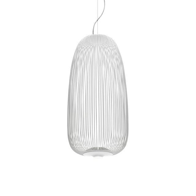 Foscarini Spokes 1 Pendel med LED Hvid