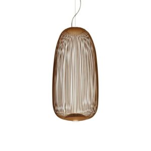 Foscarini Spokes 1 Pendel med LED Kobber