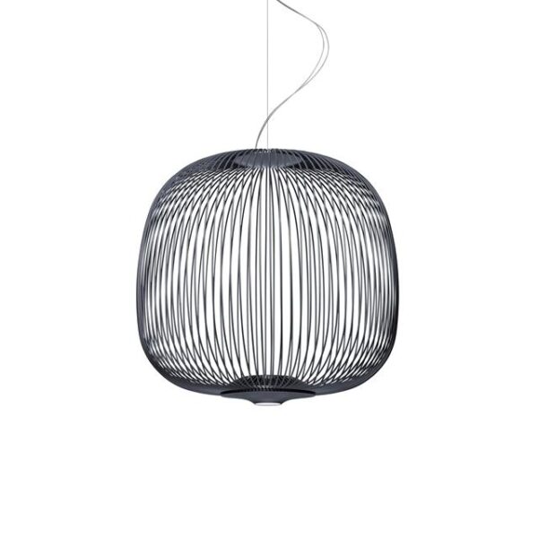 Foscarini Spokes 2 Midi Pendel med LED Grå
