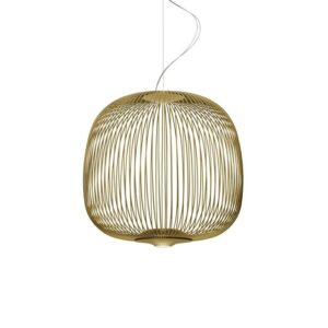 Foscarini Spokes 2 Midi Pendel med LED Guld