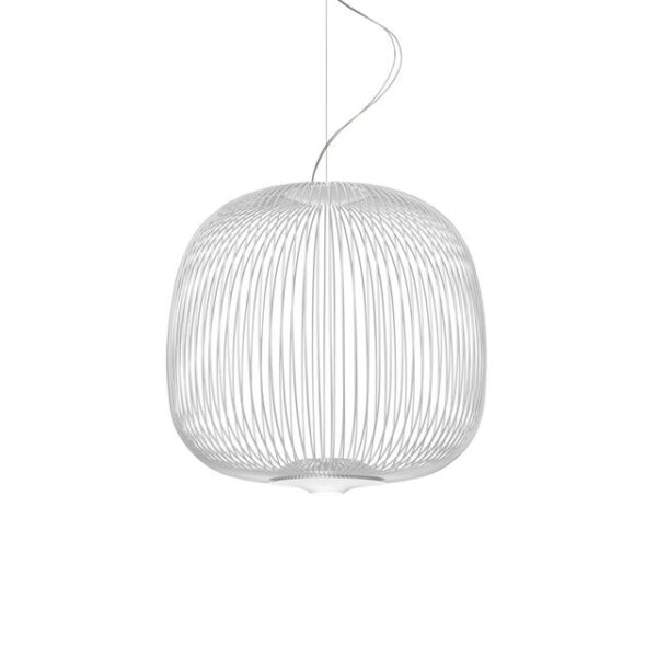 Foscarini Spokes 2 Midi Pendel med LED Hvid