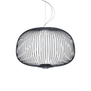 Foscarini Spokes 3 Pendel med LED Grå