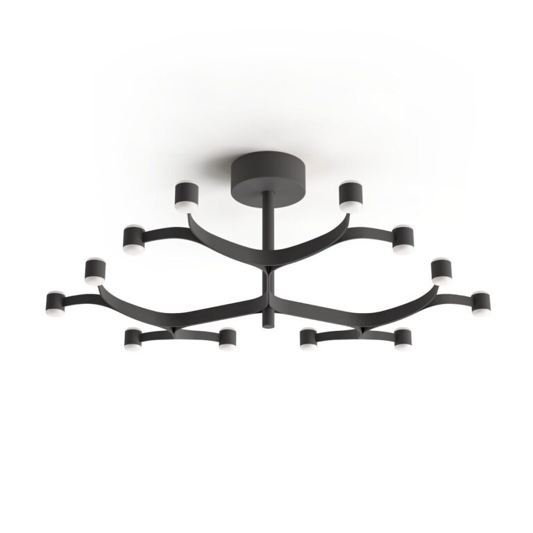 Fronda 6 Loftlampe Black 9005