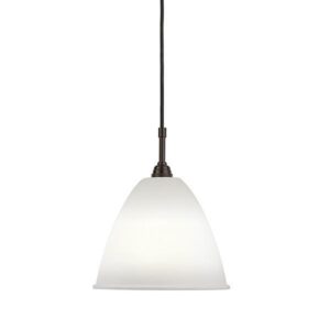 GUBI Bestlite BL9M Pendel Mellem Sort Messing & Porcelæn