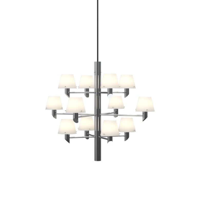 Gil Lysekrone 12 Krom/Opal - Herstal