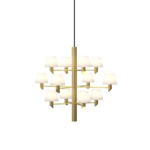 Gil Lysekrone 12 Messing/Opal - Herstal