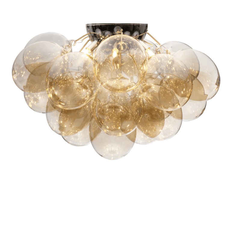 Gross Plafond Ø70 Loftlampe - Amber/Krom - By Rydéns