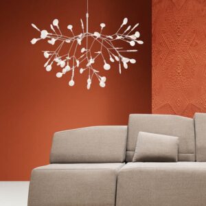 Heracleum III pendel large, hvid