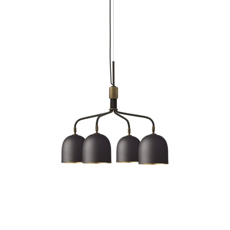 Howard Lysekrone 4 Arm Kort Gunmetal