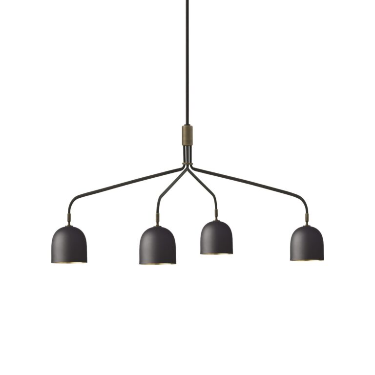 Howard Lysekrone 4 Arm Lang Gunmetal