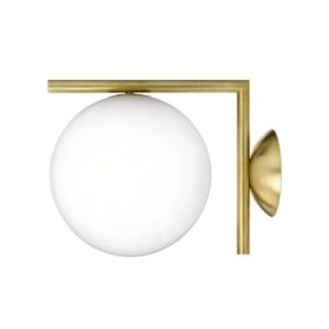 IC Light C/W2 væglampe / loftlampe, messing