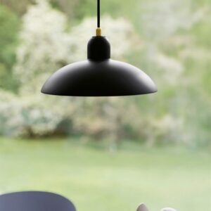 Kaiser idell 6631-P pendel, mat sort/messing