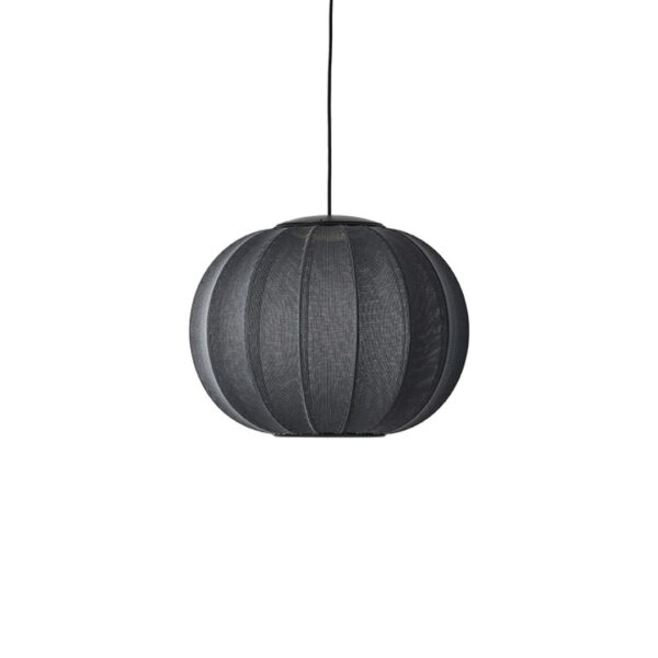 Knit-Wit 45 LED Round Pendel Black - Made By Hand