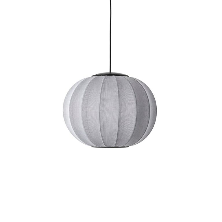 Knit-Wit 45 LED Round Pendel Silver - Made By Hand