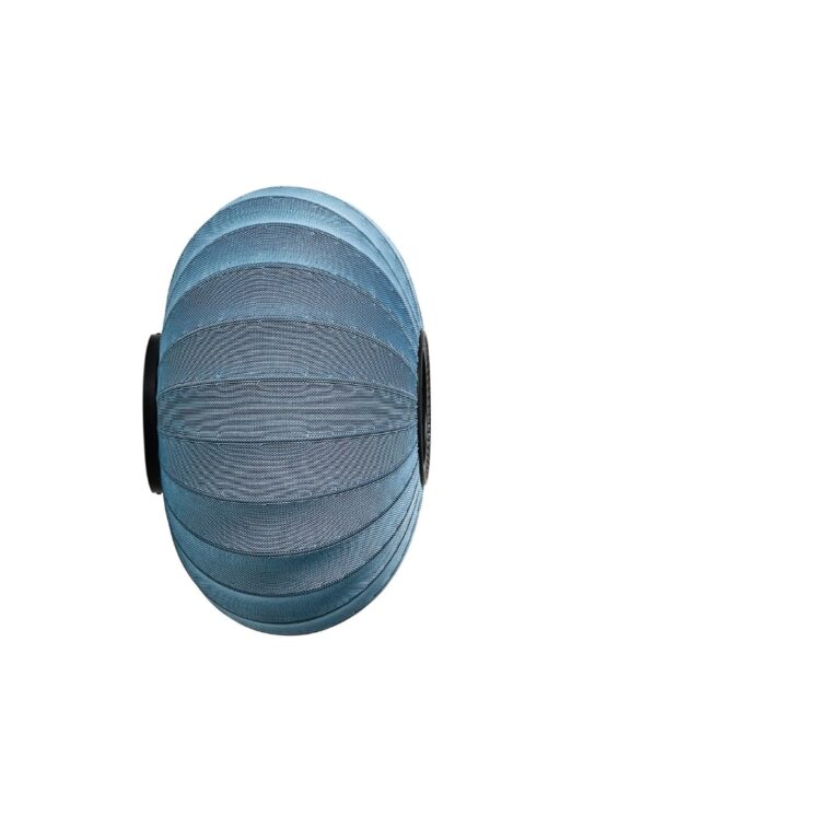 Knit-Wit 57 Oval Væg- og Loftlampe Blue Stone - Made by Hand