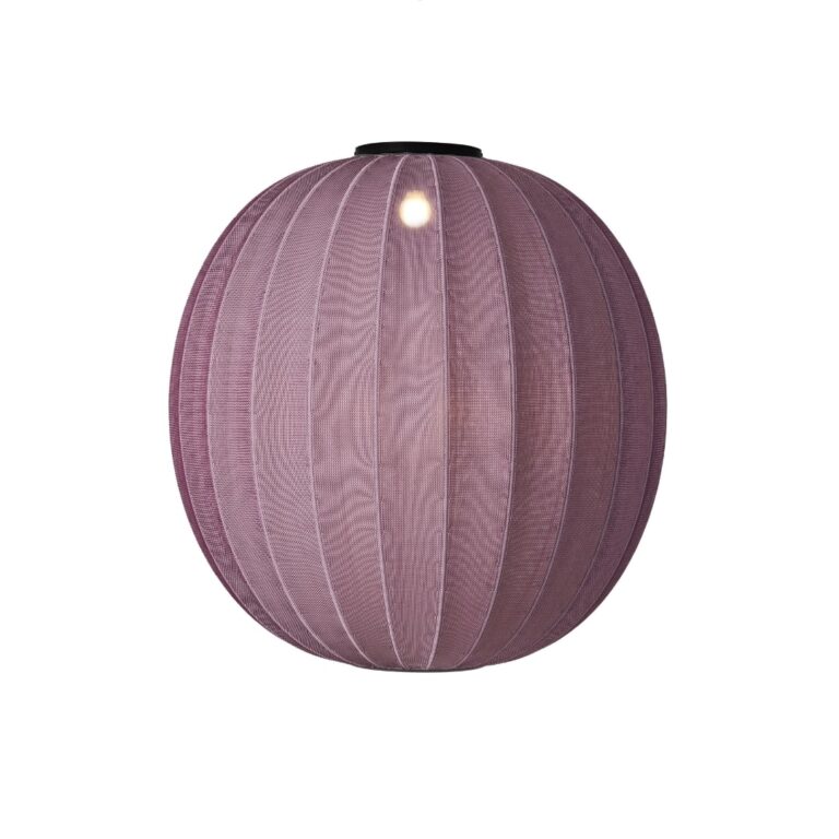 Knit-Wit 75 Rund Loftlampe Burgundy - Made by Hand